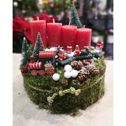 Advent kisvonattal