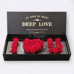 Special "I love you" red rose box