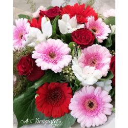 Quick Gerbera-Rose bouquet
