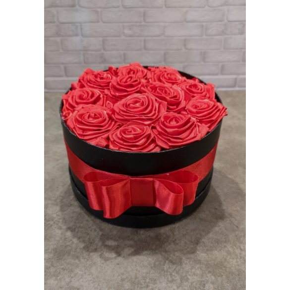 Örök rózsabox vörös