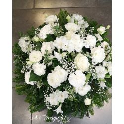 Quick funeral wreath