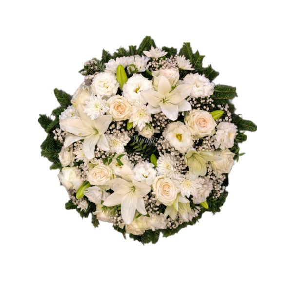 Liliomos görög koszorú 