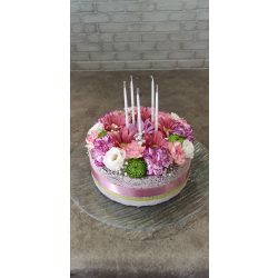 Surprise Flower Cake