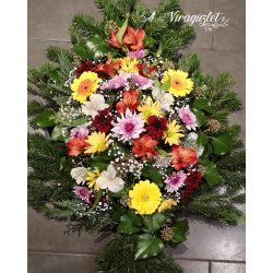 Colorful Funeral Bouquet