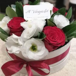 Harmony Rose Box with mixed flowers