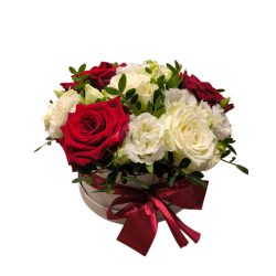 Harmony Rose Box with mixed flowers