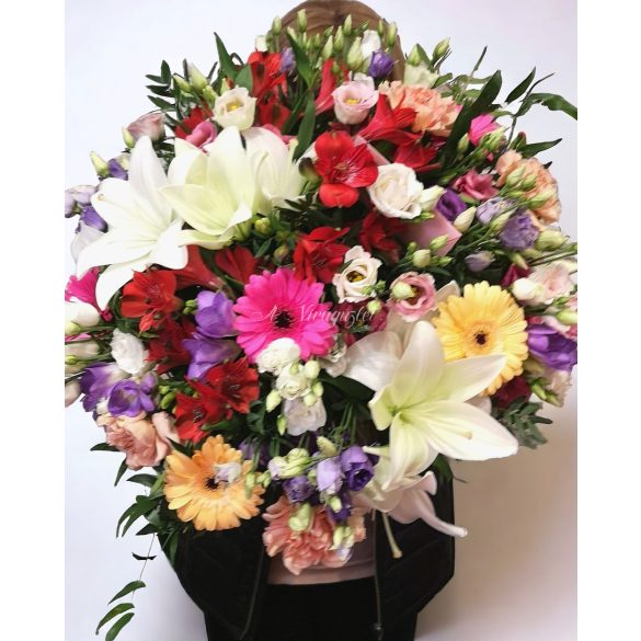 Big bouquet of mixed flowers
