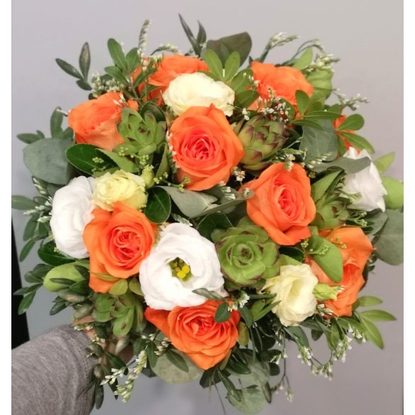 Succulent lover bridal bouquet