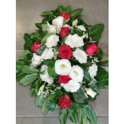 Subtly elegant funeral bouquet