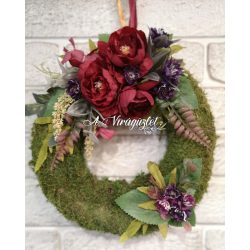 Burgundy wreath