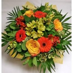 Orange flower bouquet