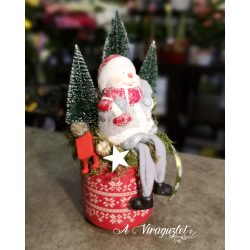 Mug Christmas Decoration - Snowman